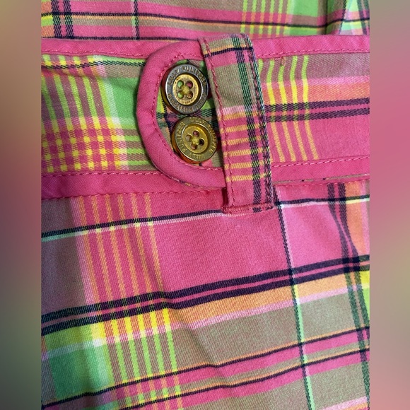 Lilly Pulitzer size 10 Palm Beach Fit pink plaid - Picture 8 of 8